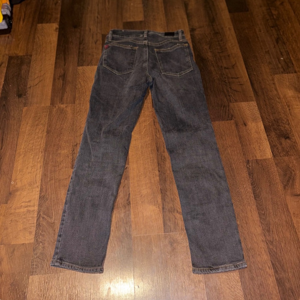 Lucky Brand 221 Original Straight Jeans Womens‎ Faded Black Gray Denim Pants